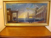 Duży obraz  Kartagina 64 x114 cm.