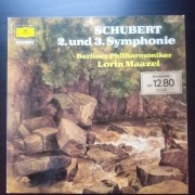 Schubert, symfonie nr 2 i 3, DG, winyl