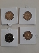 4 Monety 2 euro okolicznościowe Malta 2015 i 2016 rok