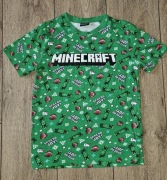 Bluzka koszulka Minecraft 8/9 lat 134 cm świąteczny Creeper