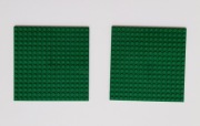 COBI płytka konstrukcyjna 16 x 16 – ciemno zielona (Komplet 2 szt)