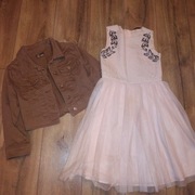 Ubranka zestaw 146/152 dla dziewczynki 32 sztuk 