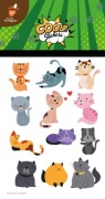 Naklejki coolstickers z kotkami dla dzieci