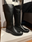 Czarne damskie kozaki r. 39