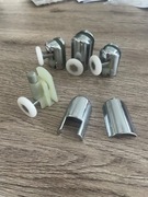 Rolki prowadnice prysznicowe 23 mm kabina 