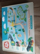 Klocki drewniane farm woodern railway