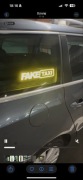 Na sprzedaż: LED-owy szyld “FAKE TAXI” z regulacją jasności