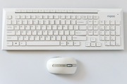 Klawiatura + myszka bezprzewodowe Rapoo BIAŁE