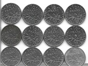 Francja 1/2 fr. na szt.1 zł.