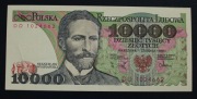 POLSKA PRL 10000 złotych 1988 r. seria DD stan UNC- 