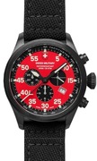 Zegarek Szwajcarski SWISS MILITARY HAWK NERO CHRONOGRAPH RAWHIDE