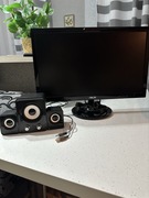 Monitor Asus +głośniki komputerowe