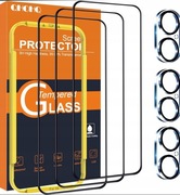 SZKŁO HARTOWANE IPHONE 16 3szt. na ekran i aparaty