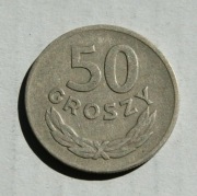 50 groszy 1949  (5)  MN miedzionikiel Stan !