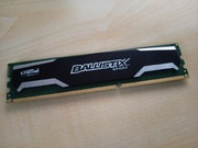 Pamięć RAM DDR3 CRUCIAL 8gb 1600 CL9 + 4gb Hyper Fury