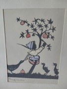 Obraz wycinanka Silhouette plakat gdr England prl vitage