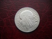 POLSKA MONETA 5 zł 1933 r. Głowa Kobiety" Jadwiga Srebro