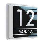Nowoczesny PODŚWIETLANY numer domu LED tabliczka adresowa M3 budynku na dom