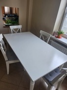 Duży, rozkładany stół ikea ingatorp