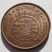 GWINEA portugalska 1 Escudo 1946  okołoMENNICZA