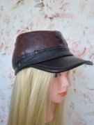 Czapka konfederatka skórzana unisex 