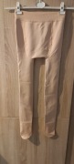 Ocieplane legginsy beżowe 32