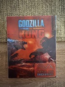 Godzilla vs Kong 4K+Blu-ray Manta Lab Lenticular Full Slip Steelbook.