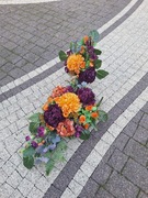 Zestaw nagrobny Wiązanka + wazon