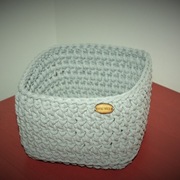 Koszyk sznurkowy szydełko hand made 