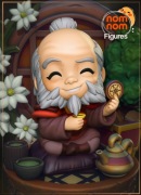 Figurka druk 3D żywica 12K " Uncle Iroh " - Chibi