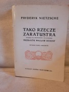 Fryderyk Nietzsche Tako rzecze Zaratustra