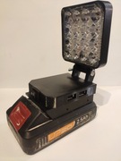 Adapter baterii Dexter Up20 USB QC3.0 Powerbank Lampa 12W