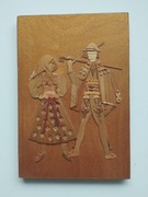 Obrazek góralski z forniru 