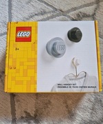 Zestaw wieszaków ściennych firmy LEGO/ dekoracyjna dziecięcego pokoju 