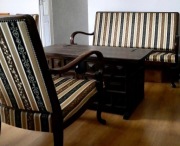 meble "Ludwik" 2 fotele i sofa - komplet