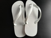 Klapki japonki Havaianas – nowe – białe – unisex – EUR 45/46