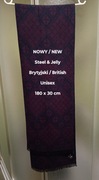 NOWY  Steel & Jelly  Brytyjski elegancki i delikatny szal, Uniseks