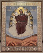 WIELKA Ikona Matka Boska CHLEBOWA. PIECOWA. Patronka piekarzy i dostatku.