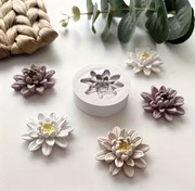 KWIAT CHRYZANTEMY forma silikonowa 4.5*1.2 do Odlewów Wosku Mydła 