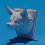 Popiersie Lisiego Demona z Chainsaw Man