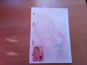 Karteczki do segregatora kartka A5 do albumu dziecko dziewczynka