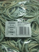 GUMKI RECEPTURKI 50 lub 40x3x1,5 mm białe 1 kg