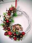 Wianek świąteczny na drzwi 