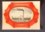 Stara nalepka reklamowa Hotel Continental Orbis Szczecin – vintage PRL