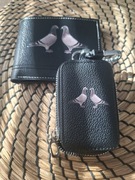 Portfel + Etui Gołębie