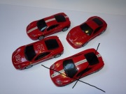3 samochody Ferrari 1:38 modele F430, 575 GTC, 360