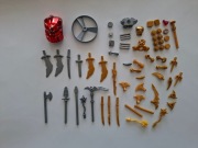 LEGO mix klocków – różne elementy 62 szt.