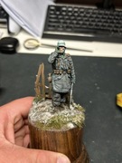 Pomalowana Figurka Niemieckiego żołnierza charków 1943rok