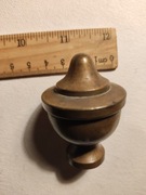 Stara, mosiężna ozdoba do lampy