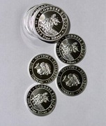 Tuba 20 sztuk 1 oz uncja srebra Bogini Europa Goddess Europa Britannia 2022